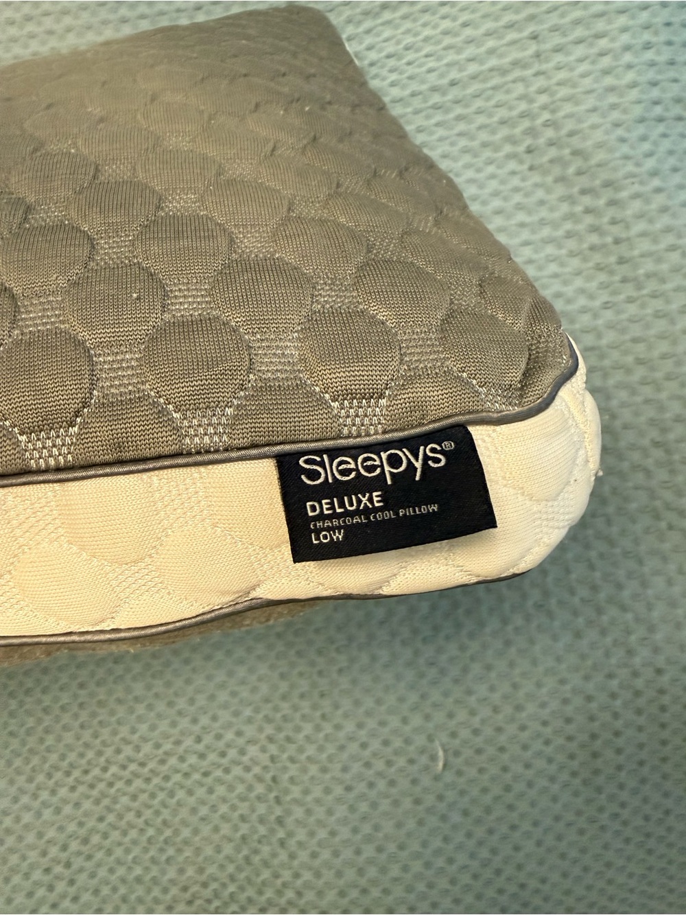 Deluxe Low Charcoal Cool Pillow - Gray Sleepy’s